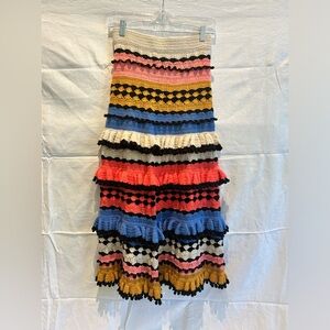 Zimmerman Bright Crocheted Long Skirt